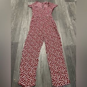 Abercrombie & Fitch Printed Cap Sleeve Jumpsuit